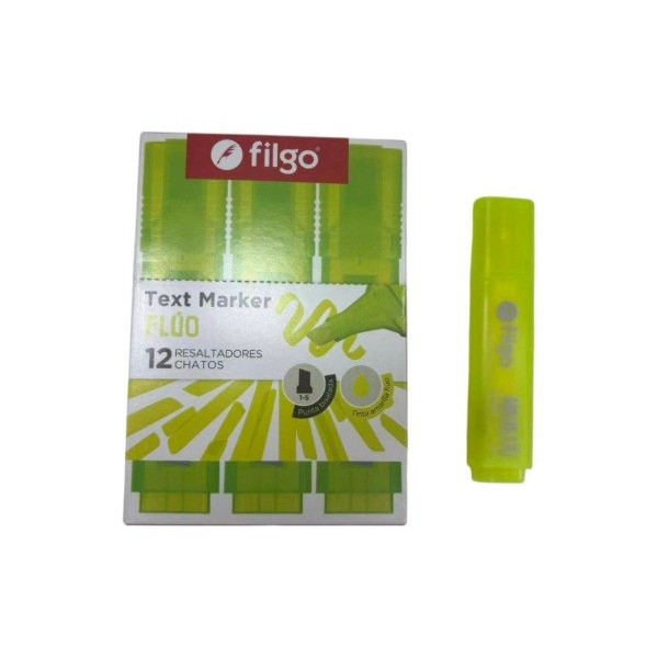 RESALTADOR FILGO TEXT AMARILLO TXM-C12-205 X1